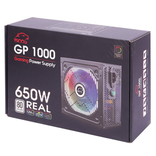 منبع تغذیه کامپیوتر گیمینگ تسکو مدل GP 1000 RGB