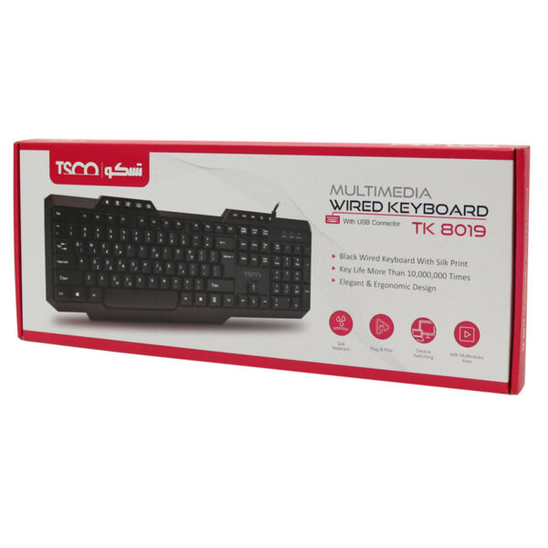 کیبورد RGB تسکو مدل TK 8019