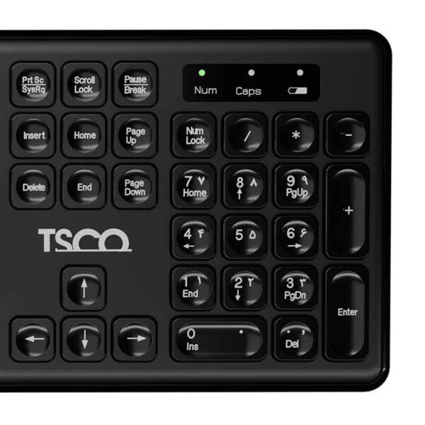 کیبورد بی سیم تسکو مدل TK 7005W